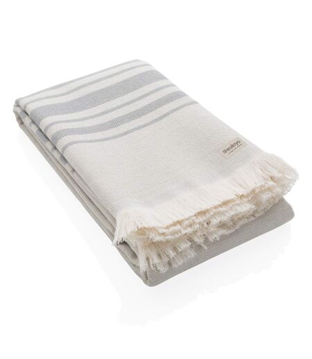 Yumiko aware hammam bath towel grey Ukiyo