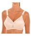 P0165 women's non-wired and non-padded lace bra for natural bust support