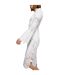 Robe Mi-longue Motif/style Broderie Femme Blanc Boss-3