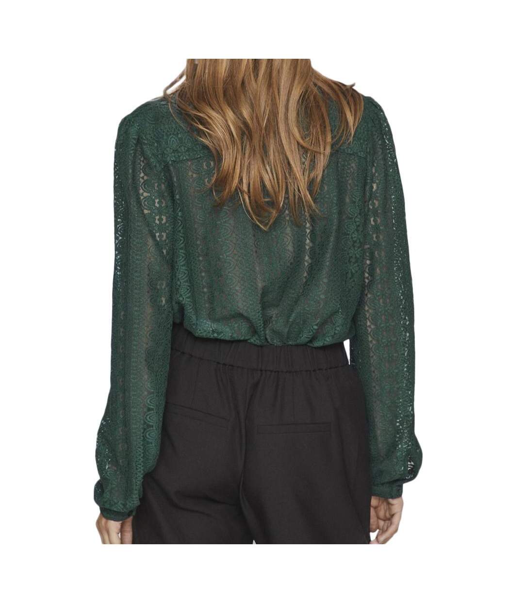 Blouse Verte Femme Vila Chikka - L-2