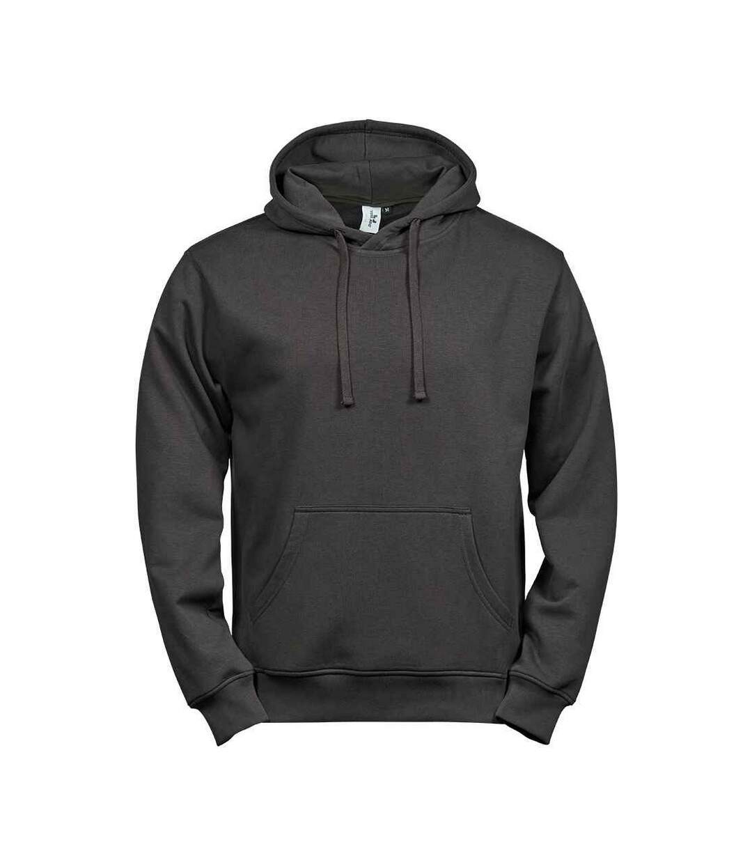 Mens organic hoodie dark grey Tee Jays-1
