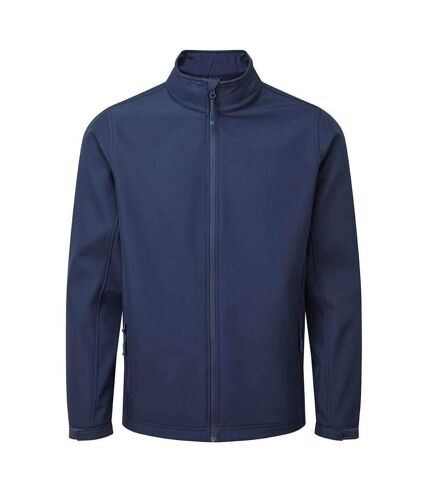 Premier Mens Recycled Wind Resistant Soft Shell Jacket (Navy)