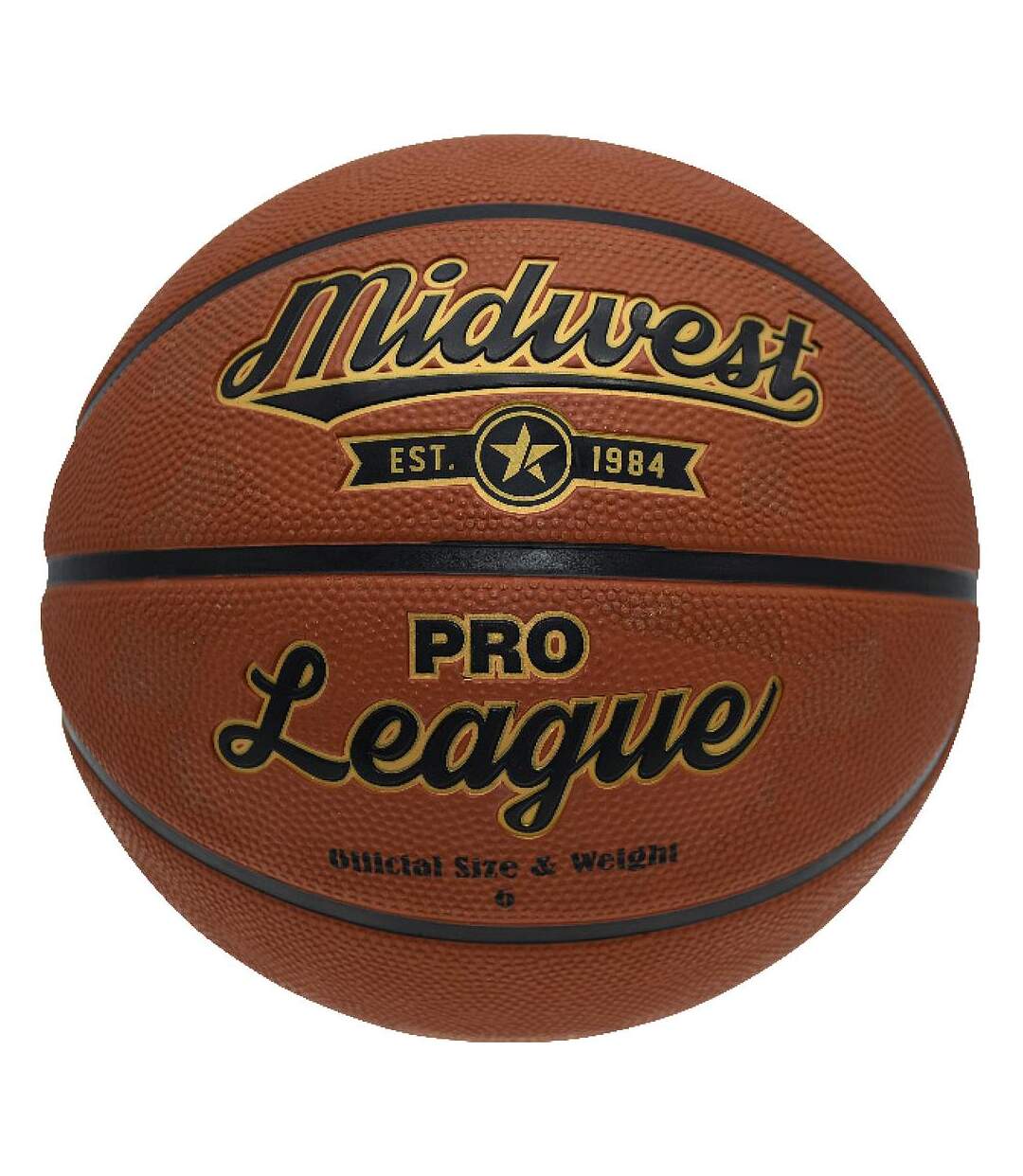 Ballon de basket pro league taille 6 marron clair Midwest