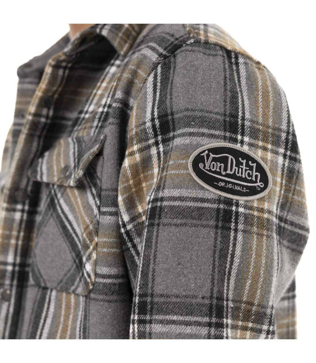 Surchemise homme en flanelle à carreaux Pepper Vondutch-3