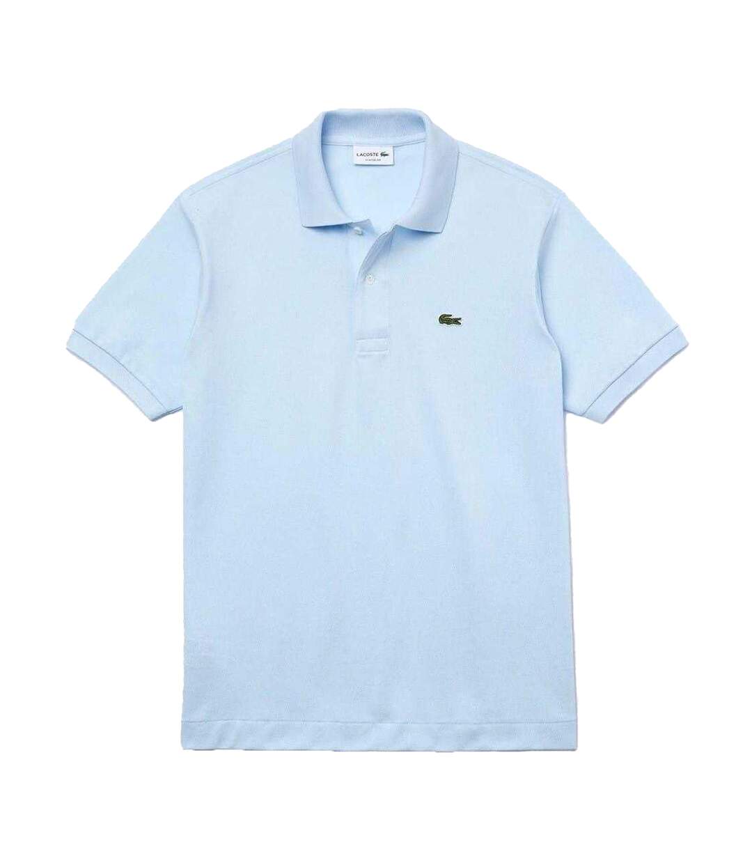 Mens Classic Short-sleeved Polo Shirt Light Blue Lacoste-2