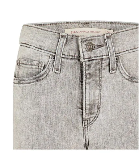 Womens/ladies High Rise Straight Leg Jeans Cancel Club Levis