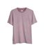T-shirt Manches Courtes Motif/style À Rayures Homme Rose Foncé Farah-2