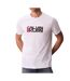 T-Shirt blanc/noir/rouge homme calvin klein jeans lv04rd814g-1