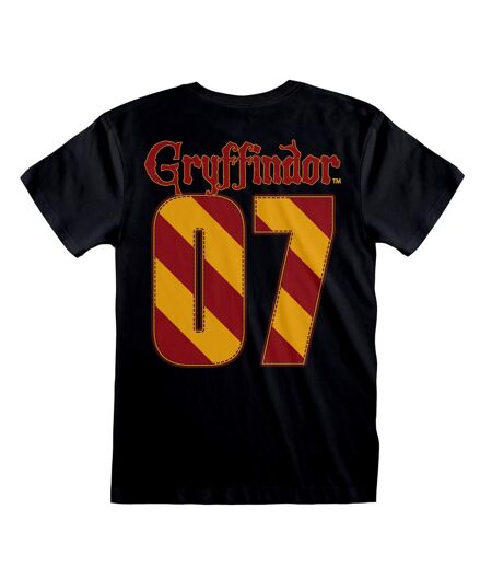 T-shirt quidditch adulte noir Harry Potter