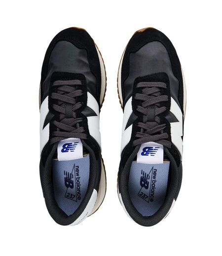 Mens 237 Retro Suede Trainers Black Grey New Balance