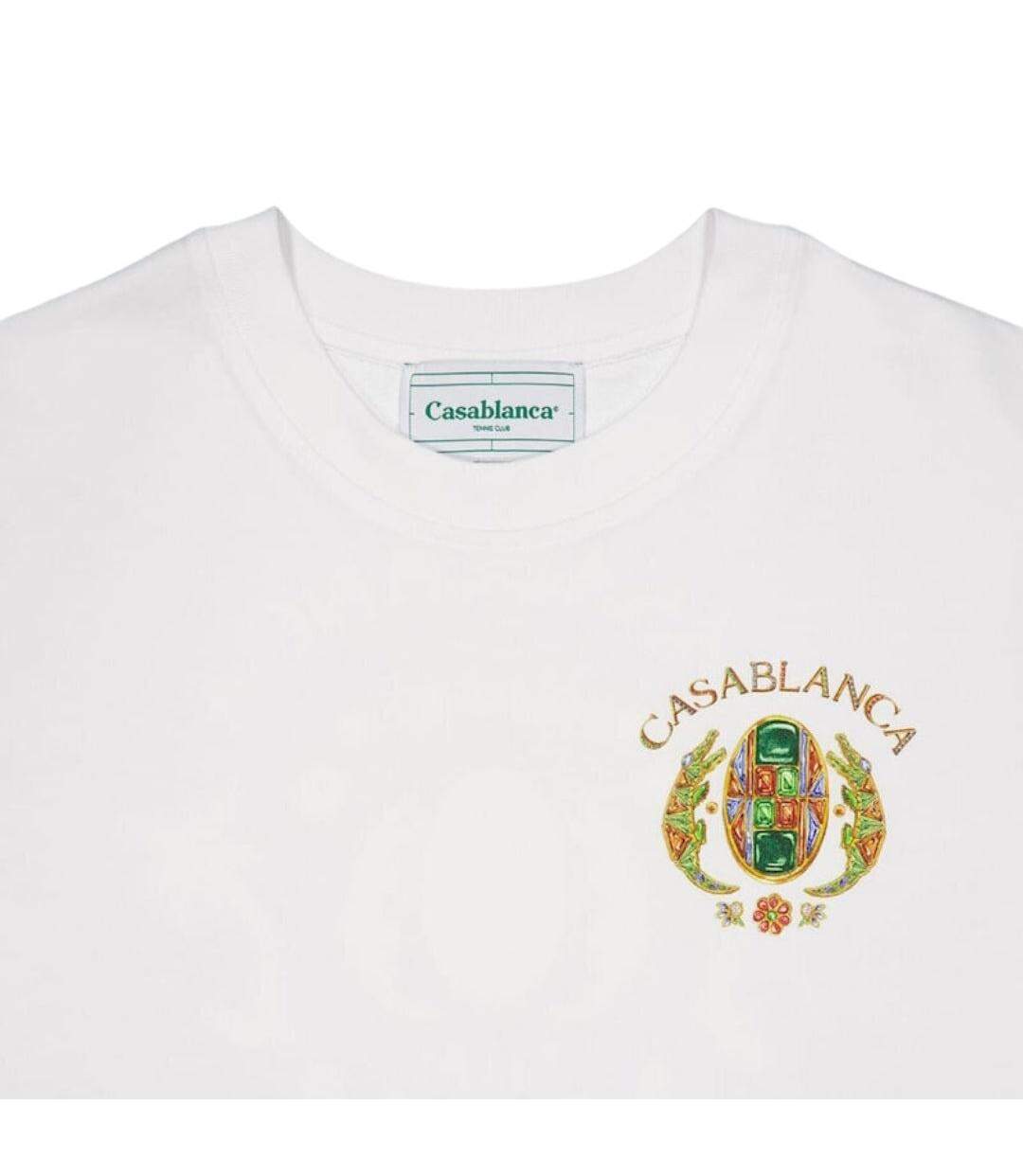T-shirt Joyaux D´afrique Tennis Club Homme Blanc Casablanca-3