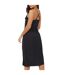 Robe Mi-longue Motif/style À Pois Femme Noir Blanc Brave Soul-3