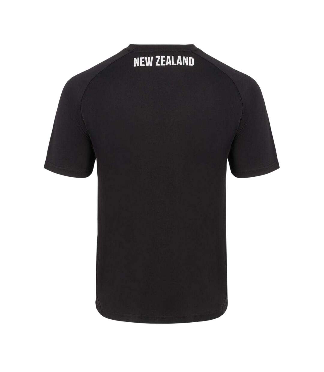 Mens New Zealand Rugby Crew Neck Regular T-shirt Black KooGa-2