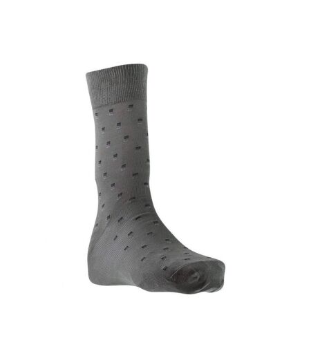 LANDSFORD Chaussettes Homme Fil d'Ecosse PETITSTRAITS Taupe
