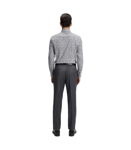 Chemise Manches Longues Motif/style Floral Homme Vert Boss