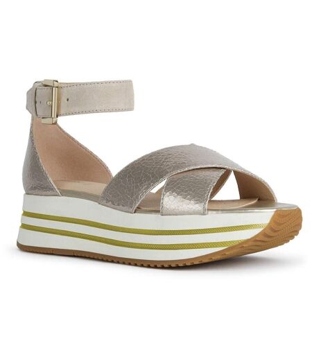 Geox Womens/Ladies Leather Sandals (Champagne/Light Taupe) - UTFS9205