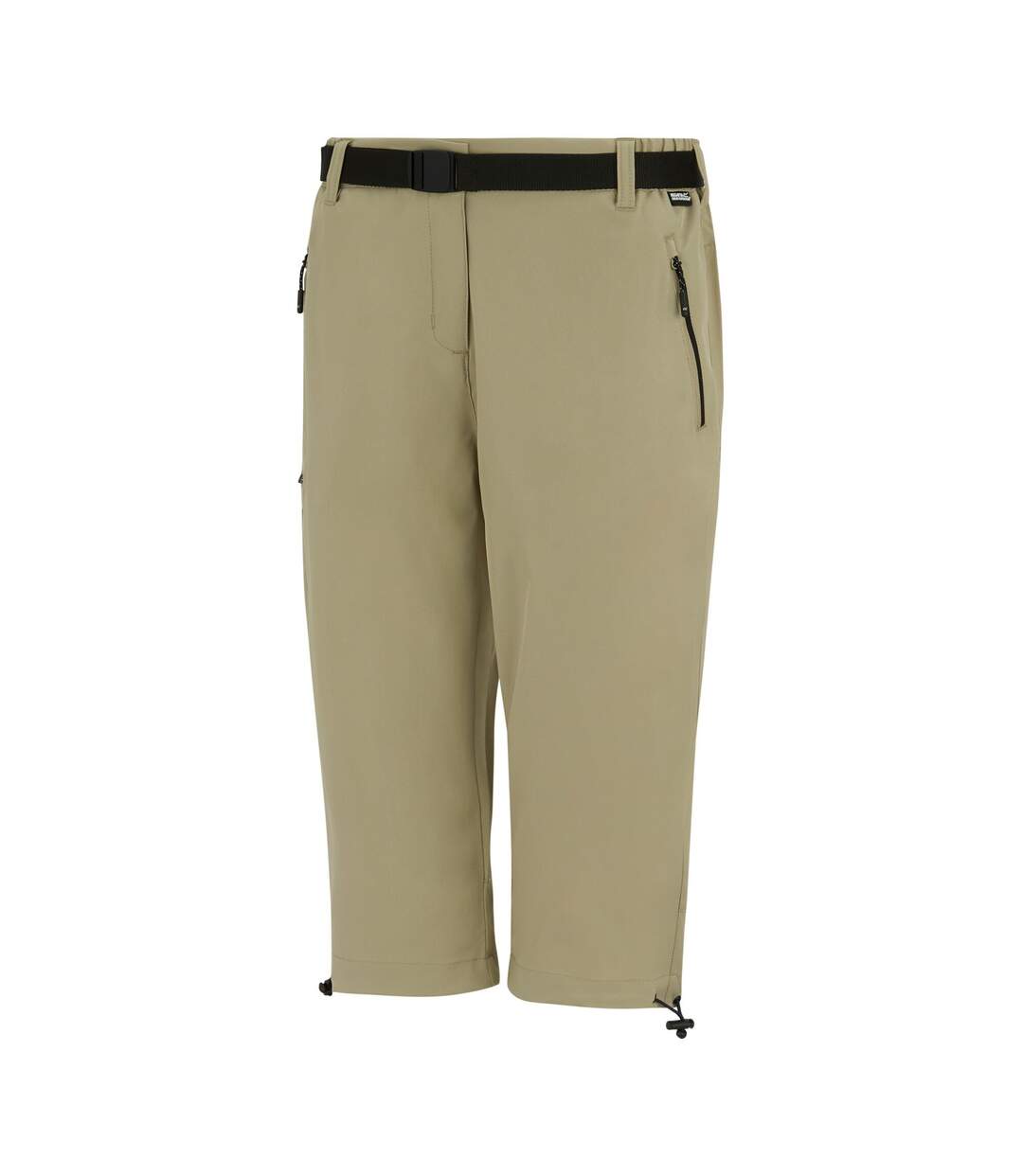 Pantacourt Extensible À Taille Semi-élastiquée Xert Femme Beige Regatta-4