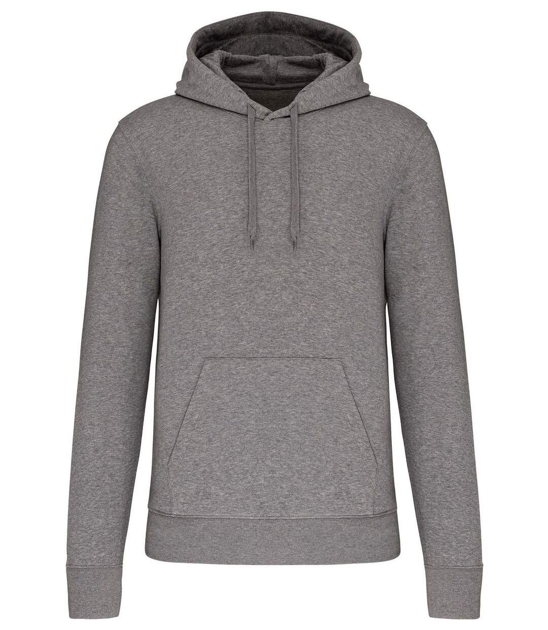 Sweat à capuche écoresponsable - Homme - K4027 - gris chiné