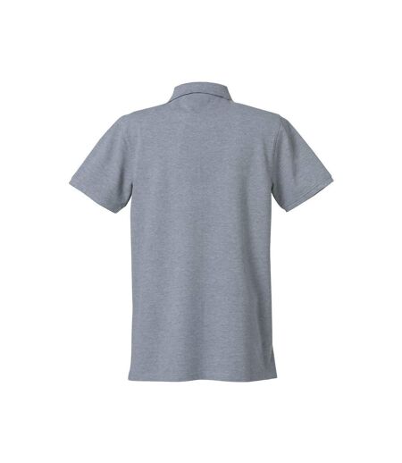 Clique Mens Premium Polo Shirt (Grey Melange)