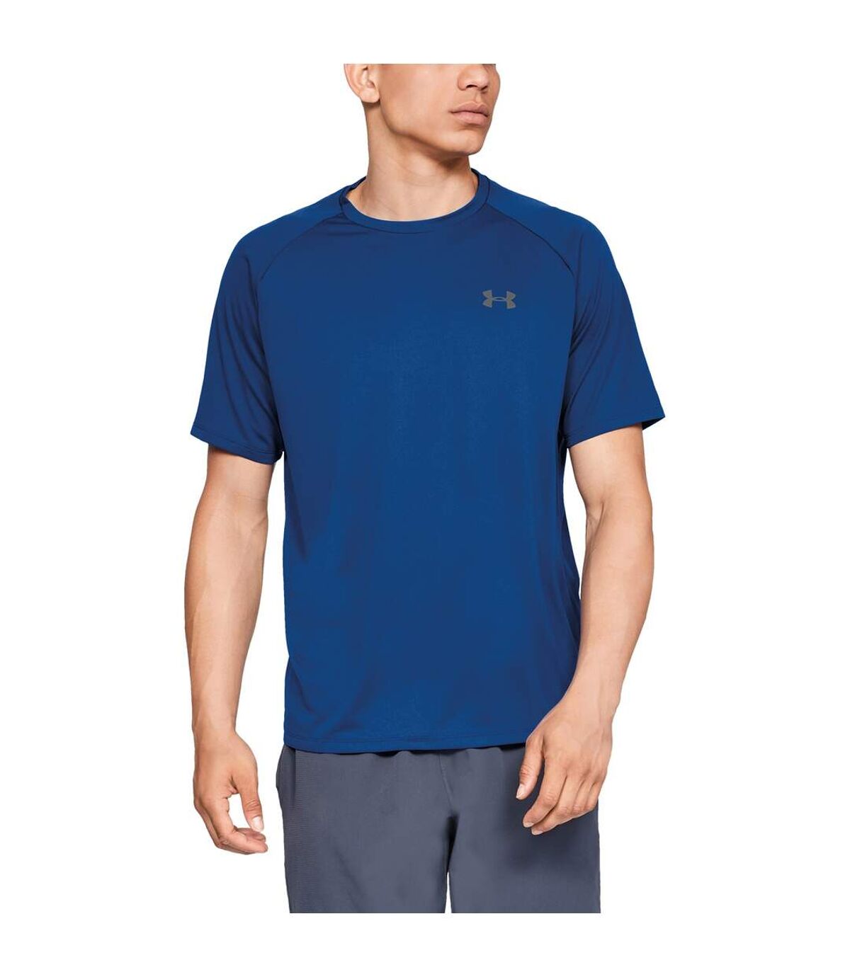 Under Armour Mens Tech T-Shirt (Royal Blue/Graphite) - UTRW7749