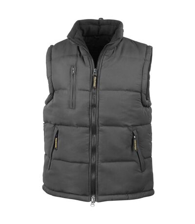 Doudoune Rembourrée Hydrofuge Et Coupe-vent Homme Noir Result