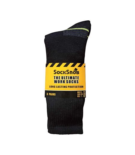 Mens Ultimate Cotton Work Socks for Steel Toe Boots