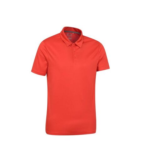 Polo endurance homme orange vif Mountain Warehouse