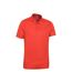 Polo endurance homme orange vif Mountain Warehouse