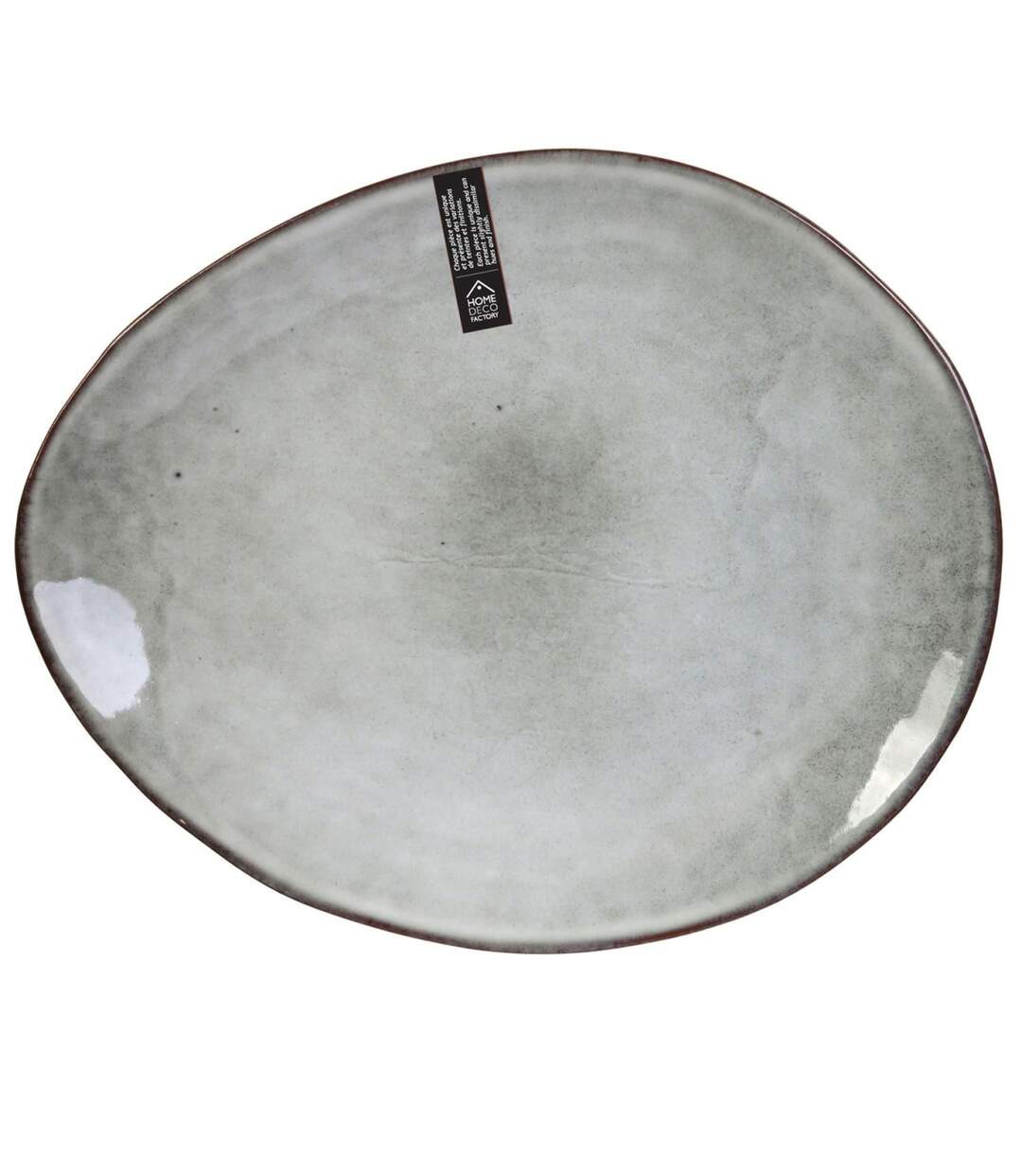 Lot de 6 Assiettes à Dessert Au Grès 22cm Gris-3