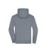 Veste À Capuche Lifestyle Homme Gris Chiné Bleu Marine James And Nicholson-2