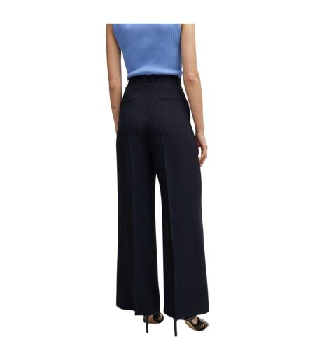 Chino Motif/style Uni Tikela Femme Bleu Foncé Boss