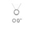 Boucles d'oreilles Duo Circlet, Cristal d'Autriche-1
