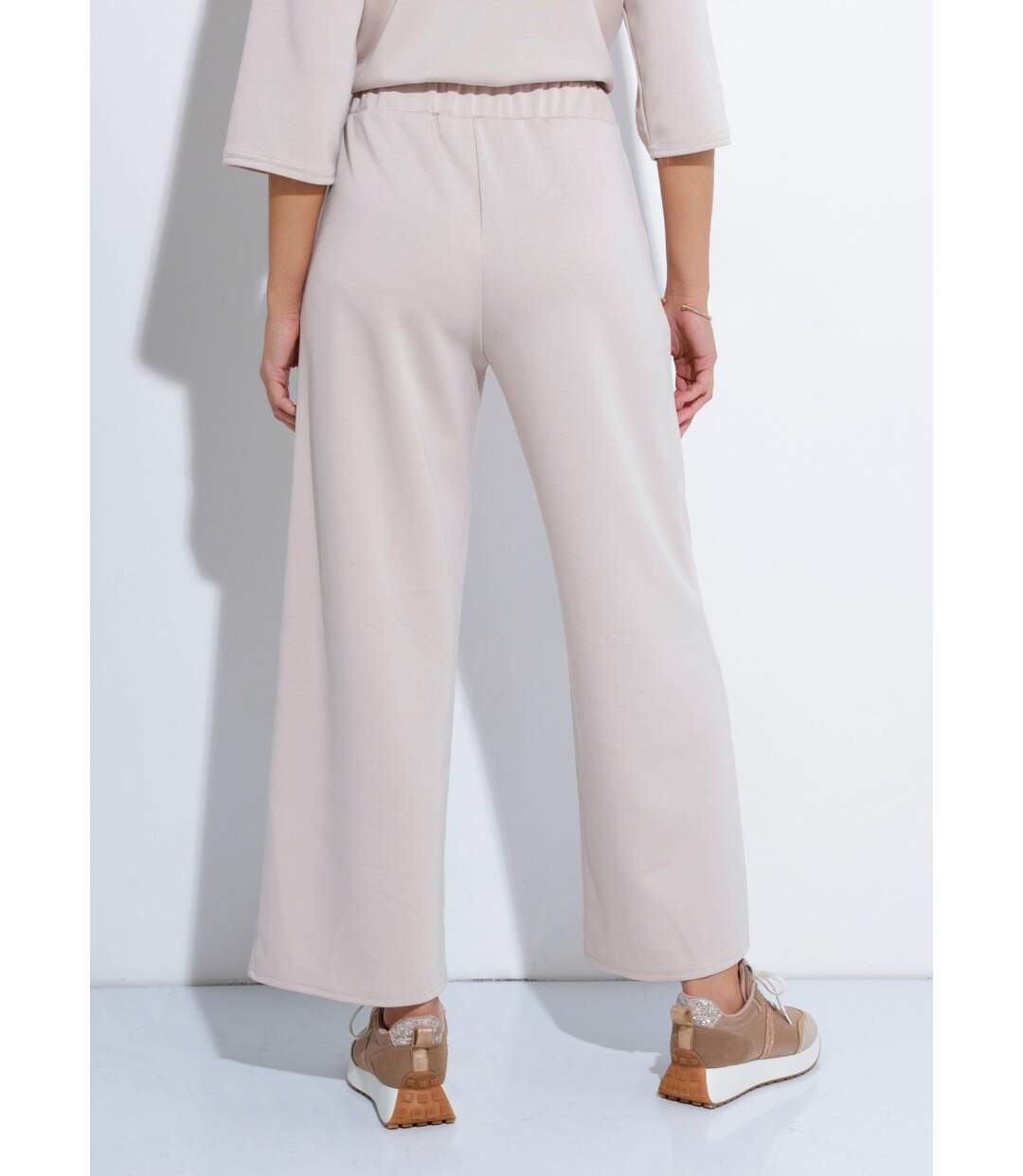 Pantalon coupe confort maille souple-2