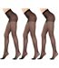 Collant Femme Confort et Résistance DIAMANTINO Pack de 3 Collants Voile Noir 15D-1