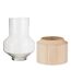 Vase Rond Design Galupa 30cm Marron Clair-2