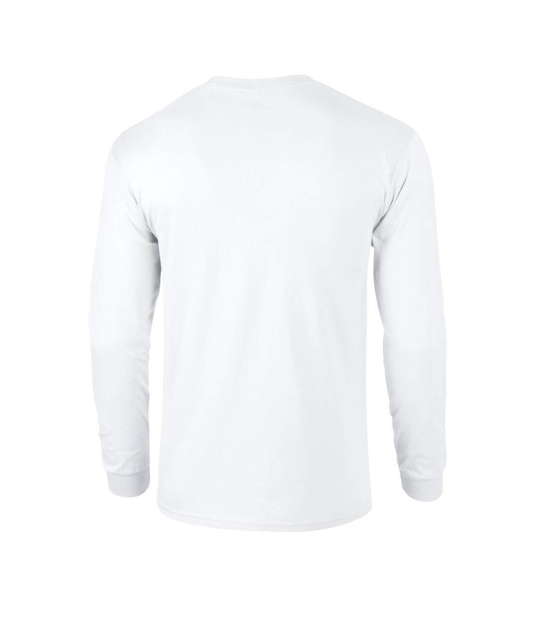 T-shirt Manches Longues Adulte Blanc Gildan-2