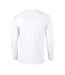 T-shirt Manches Longues Adulte Blanc Gildan-2