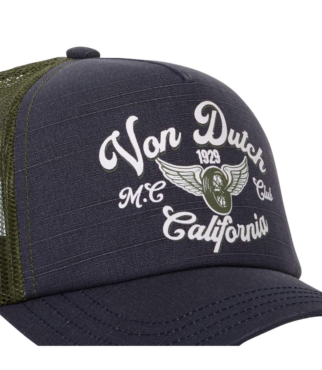 Casquette trucker fermeture snapback Crew Von Dutch Vondutch-3