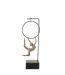 Gymnaste Cerceau sur Socle Alpha 48cm Beige & Noir-4
