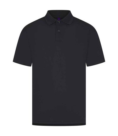 Polo homme noir Henbury