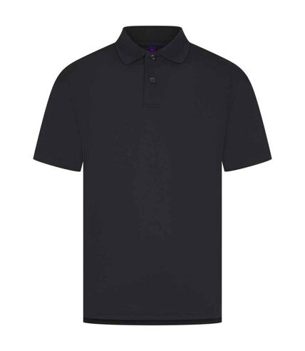 Polo homme noir Henbury