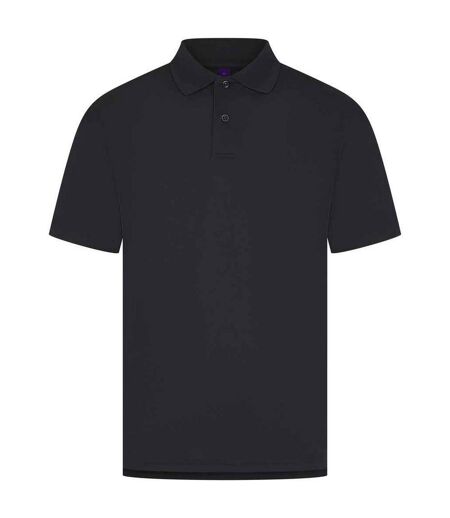 Polo homme noir Henbury