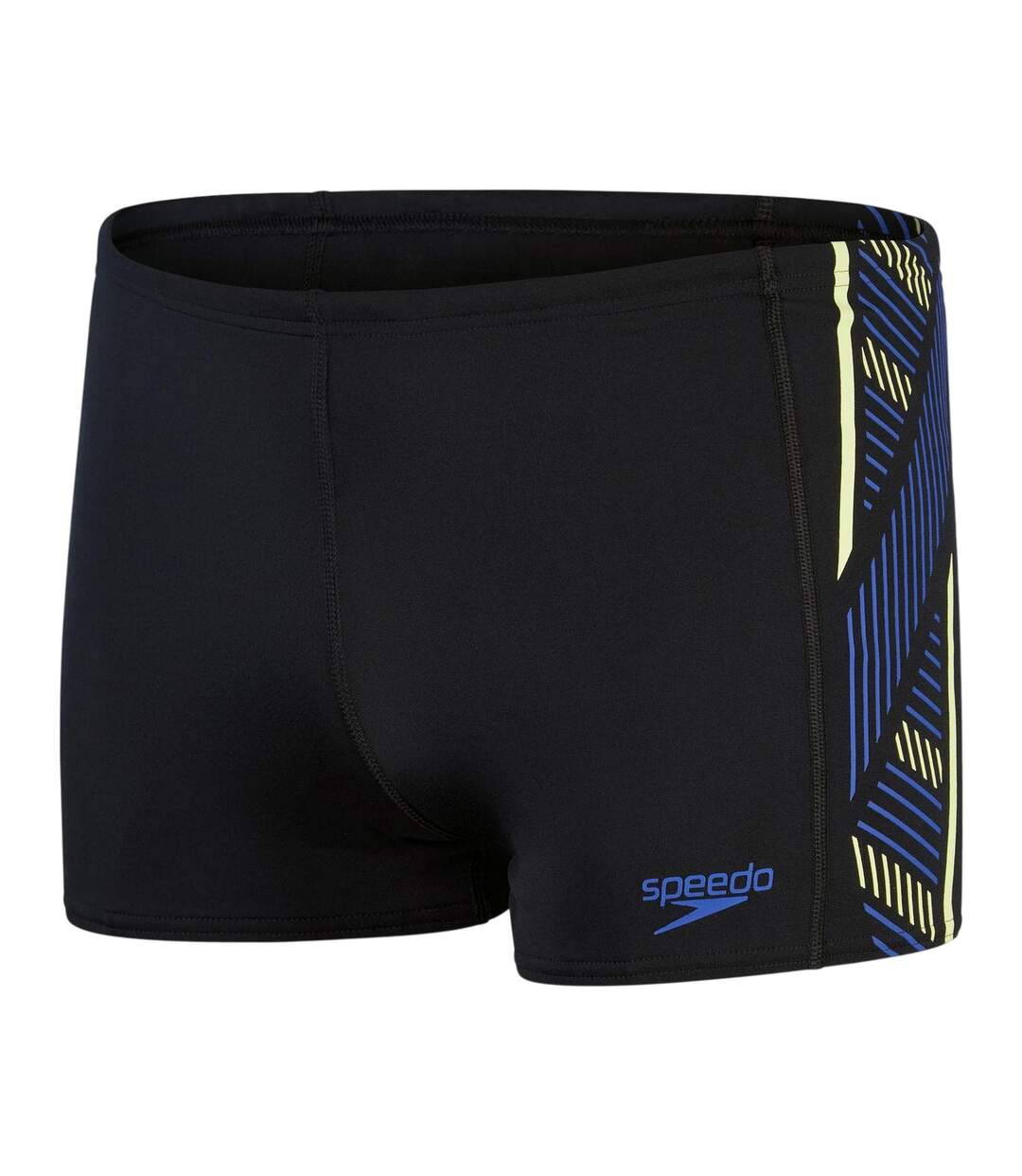 Short De Bain Motif/style À Rayures Tech Homme Noir Bleu Rayures Speedo-2
