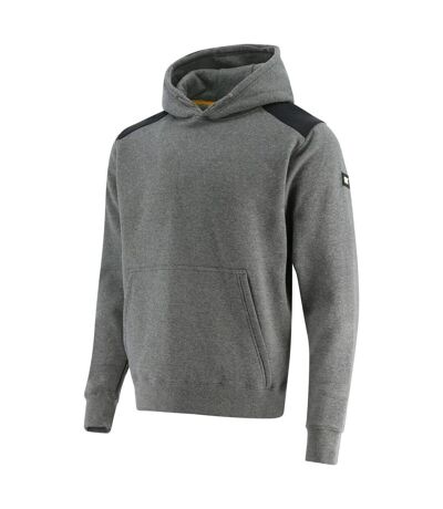 Caterpillar Mens Essentials Hooded Sweatshirt (Dark Heather Grey) - UTFS8620