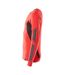 Mens Accelerate Long-sleeved T-shirt Traffic Red Black Mascot-2