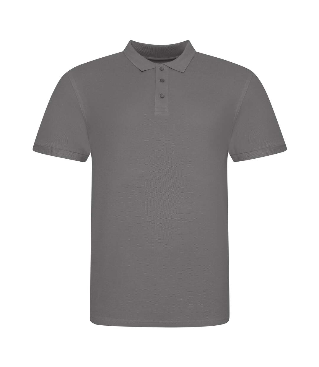 Just polos mens the 100 polo shirt charcoal Awdis