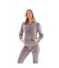 Ensemble De Pyjama Long Femme Gris Keanu-3