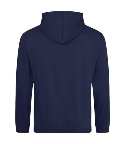 Sweat à capuche college adulte bleu marine fumé Awdis Awdis