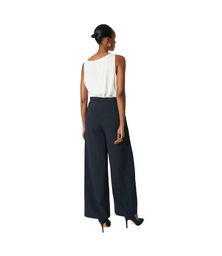 Pantalon femme bleu marine Principles