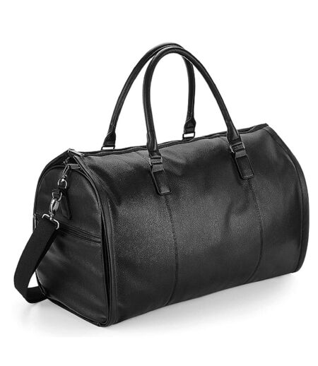 Sac de de voyage aspect cuir - QD880 - noir